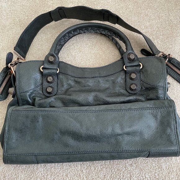 Balenciaga Giant 21 Hardware Grey/Olive Medium City Bag - Picture 8 of 8